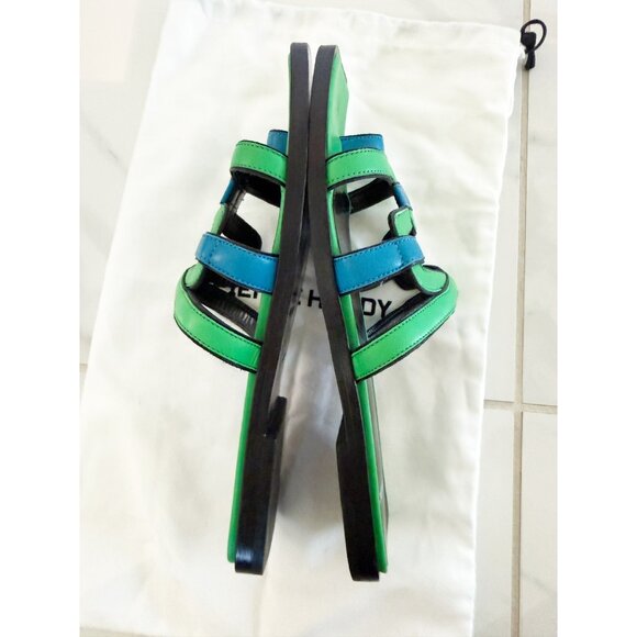 PIERRE HARDY Kaliste Sandals Green Blue EU 37 - Picture 9 of 9